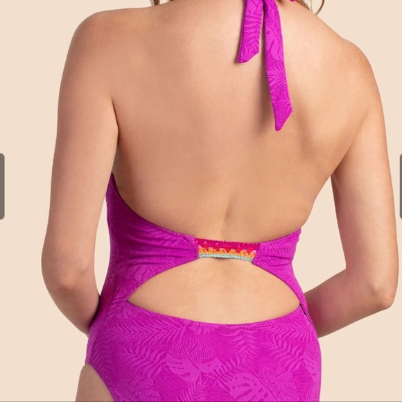 COPY - Trina Turk Tulum Plunge Malliot 12 NWT - Picture 3 of 6